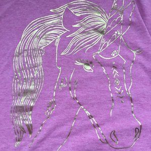 CAT&JACK PINK UNICORN TEE